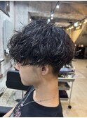 波巻きスパイラルパーマツイストスパイラルパーマ波巻きパーマ