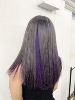 アドラ(ADLLA)&nbsp;シルバー×パープルインナー