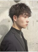 メンズカットパーマヘア刈り上げ