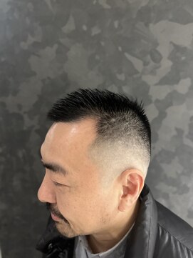 ヒロギンザ 大阪本店(HIRO GINZA) フェードソフトモヒカン