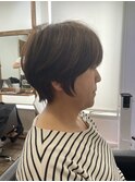 白髪ぼかし/イメチェンヘアスタイル/前髪カタログ/ショートボブ