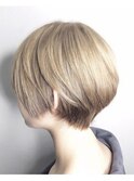 骨格補正立体カットで収まるショート♪【髪質改善オージュア】