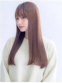 髪質改善で作る美髪ストレート　新宿/縮毛矯正　前髪カットAujua