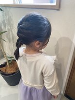 ヌックヘアー(nook hair)&nbsp;登園アレンジ/キッズヘアアレンジ/三つ編み/簡単ヘアアレンジ