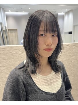 シュク 高円寺(SYUK) グレージュ/ブリーチなし/レイヤー/髪質改善【SYUK高円寺】kanna