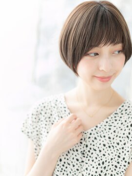 モッズヘア 越谷(mod's hair) 大人かわいいアースカラー小顔丸みショートh4越谷20代30代40代