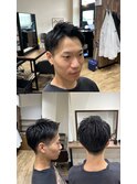 ツーブロックアップバング