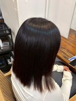 ファルベ(Farbe) 黒髪/オリーブグレー/小顔/ココアベージュ