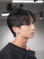 テクト バイアッシュ 吉祥寺店(Tect by Ash)&nbsp;フェザーパーマセンターパート毛流れフェザーショート吉祥寺