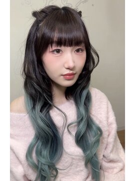 韓国風ヘアメイク