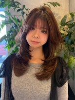 ラヴィズム 長岡店(LUVISM)&nbsp;韓国/顔周りレイヤー/ダブルカラー/ベージュ/長岡/縮毛矯正