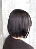【大須賀晴江】ミニボブ 白髪ぼかしハイライト