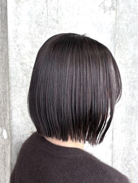 アヤラグランスパ 船橋店(AyaLA GRAN SPA) 【大須賀晴江】ミニボブ 白髪ぼかしハイライト