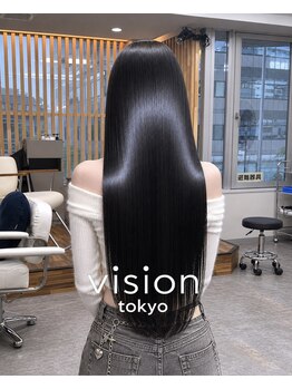 ビジョン トウキョウ(vision tokyo)の写真/ひと目でわかるツヤ感！長持する縮毛矯正＆髪質改善で韓国アイドルのような艶髪に☆