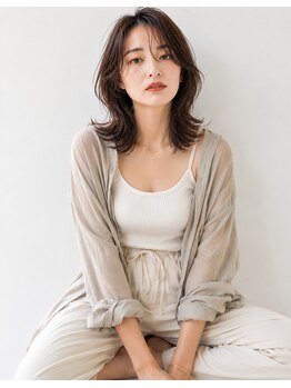 フェリアあべの(FERIA)の写真/あべの駅4分【春ヘア/顔まわり/レイヤーカット】小顔Styleの秘訣は細部まで計算◇カラーカット¥5980