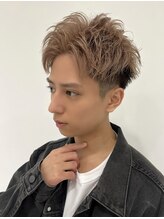 c i a t e　メンズカット/メンズパーマ 山口【シェイト】【9/1 NEW OPEN(予定)】&nbsp;ミルクティーベージュ×束感ショート