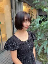 ヘアーアンドメイク ブリリアント(hair&make BRILLIANT)&nbsp;フェイスレイヤーボブミントブラウンフローディアトリートメント