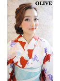 【オリーブ】浴衣＆ヘアセット　夏祭りスタイル★