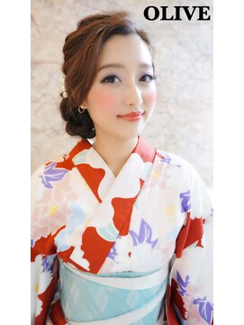 オリーブ(OLIVE) 【オリーブ】浴衣&ヘアセット 夏祭りスタイル★