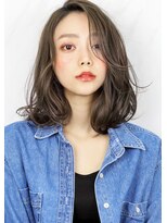 ☆ アッシュグレージュ ＆ 毛束感 ☆ 小顔ひし形シルエット♪