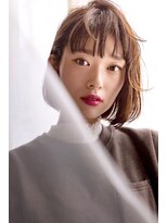 ヘアーアンドアトリエ マール(Hair&Atelier Marl)&nbsp;【Marl】フォギーベージュカラーのシンプルボブ♪