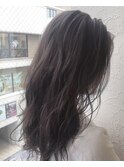 【ブリーチ一回のハイ透明感カラー】柳本麻守