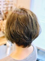 リビーチ ヘア リゾート 赤羽(Rebeach HAIR RESORT)&nbsp;【赤羽リビーチ】コスメパーマ×アッシュグレー×ショートボブ