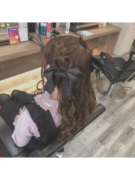ヘアセット アリエス 新宿駅前店(aries) ハートハーフツイン♪