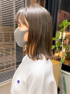テトヘアー(teto hair) ロブナチュラルシンプルボブ外ハネノームコア清楚