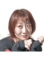 ドルセ(Dulce)&nbsp;【Dulce】ショートバング×ボブルフ×ピンクベージュ