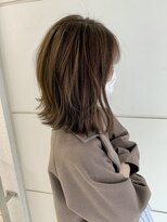 ヘアーロギア 栄店(hair LOGiA)&nbsp;★hair LOGiA★　多毛にもおススメ　外はねロブ　横
