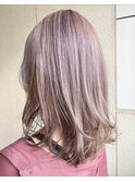 ピンクベージュ ヘアカラー 【池袋】