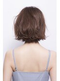 〈mielhair新宿〉ラフな外はね大人ボブ