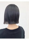 ミニボブ切りっぱなしショート