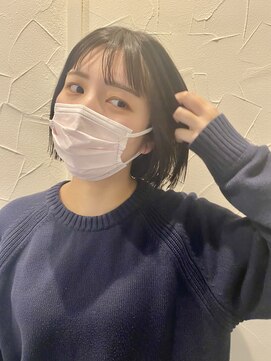 カランバイツミキ(caran by tsumiki) プツッとボブ/シースルーバング/ヘルシースタイル【MAZDA】