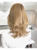 new open☆《juu.》ケアブリーチ2回×blond layer