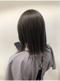 【熊谷】暗色グレージュ×外ハネボブ