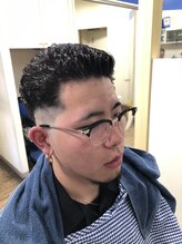 ヘアーササキ(Hair SASAKI) 濡れパン8mオールバック