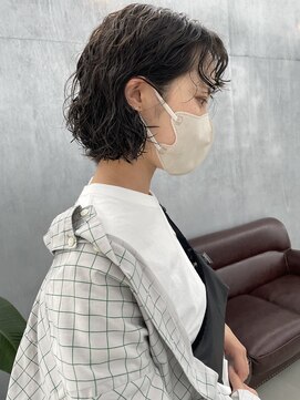 ヒースプール(Heathpool) ボブパーマ / オリーブベージュ