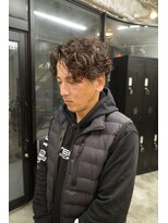 スレイ 西宮(SLAY)&nbsp;波巻きハイライトアップバングツーブロックマッシュ