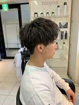 アイズ 海老名(AIZU)&nbsp;ショートアップバング　メンズカット　骨格矯正カット