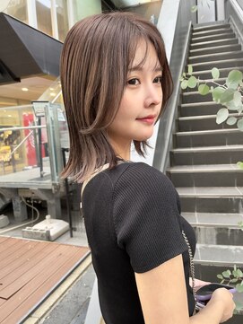 ヌード(NUDE) NUDE レイヤーボブ タッセルボブ 外ハネボブ 切りっぱなしボブ