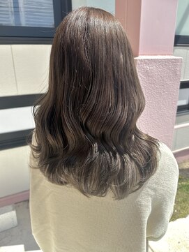 ワークスヘアー(WORKS HAIR) オリーブベージュ ブリーチなしカラー