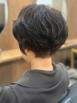 リッチ 菊名店(Rich) ショートボブ パーマ 20代30代40代 ニュアンスパーマ 透明感