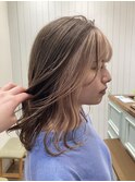フェイスフレーミング×ベージュ【村田】