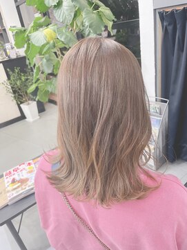 ルヴェール 茜部店(Le Vert) ハイライト×ミルキィベージュ