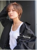 【GEEKS渋谷】ナチュラルショートウルフ/20代30代/秋カラー/小顔