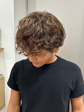 デビュー 沖縄泡瀬店(Debut) ベリーショート/ダークアッシュ/ニュアンスパーマ/韓国マッシュ