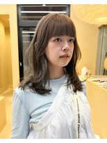 スニュウ(snuw)&nbsp;似合わせカットボブ小顔カット透明感カラーミルクティカラー