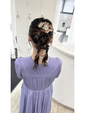 ニコ ヘアデザイン(nico hair design) ツイン編み下ろし